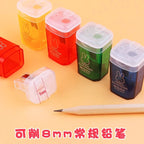 M&G Trash Can Shaped Cartoon Pencil Sharpener Kids Pencil Turner for School and Home Use