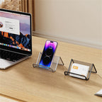 Black Metal Mesh Business Card Holder Desktop Business Card Display Stand Box Office Cards Holder Desk Shelf Storage Organizer