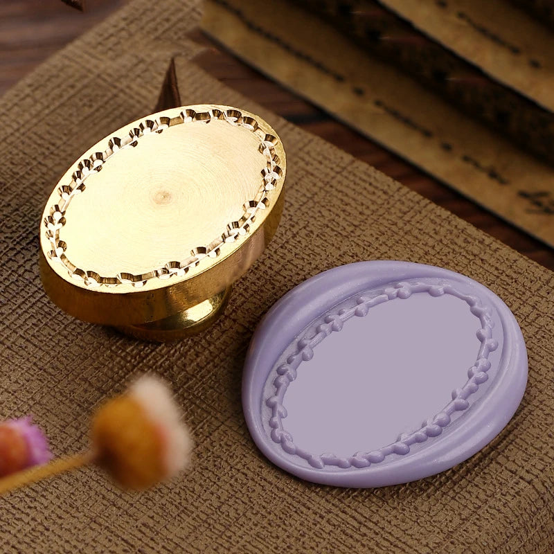 Fire Paint Seal Wax Stamp Heads Photo Frame Series Sealing Wax Stamp Head For DIY Scrapbooking Envelope Wedding Party Invitation