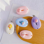 1pc Cartoon Mini Utility Knife Cutter Kawaii Letter Opener Sword Portable Open Box Student Hand Account Paper Knife Hand-made