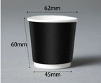 100pcs/pack 4oz 100ml Disposable Paper Cup Espresso Cup  Coffee Cup High Quality Double layer Paper Cup