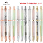 JINHAO 20 Press Fountain Pen Retractable EF/F Nib Plastic With Clip School Supplies PK 10 A1 Stationery Writing Ink Converter