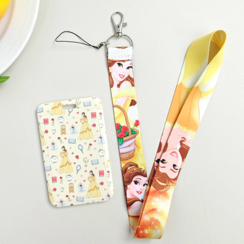 Anime Strap Lanyard for Keys Keychain Badge Holder ID Credit Card Pass Hang Rope Lariat Mobile Phone Charm Accessories