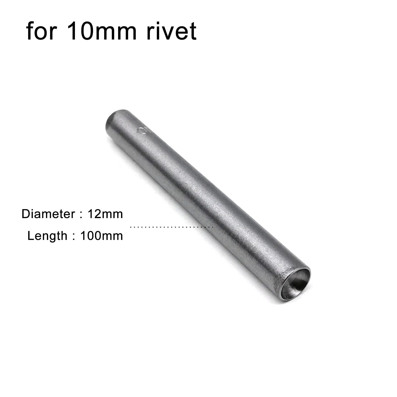 3mm to 15mm Dia Rivet Punch Tool Rod for Metal Decorative Mushroom Domed Semi Ball Half Round Nailhead Spike Stud DIY 45# Steel