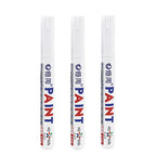 1/3/6/12 Colors Permanent Paint Marker White/Gold/silver Markers for Car Tire Tread Rubber Fabric Paint Metal Paint Marker Pens
