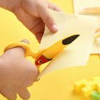 1pcs Kids Safety Scissor Cute Cartoon Plastic Knife Cutter for Children DIY Paper Handwork Office School Student F7231