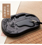 Chengni Inkstone Natural Original Stone Multi Functional Four Famous Students Table Grinding Ink Calligraphy Supplies Plate