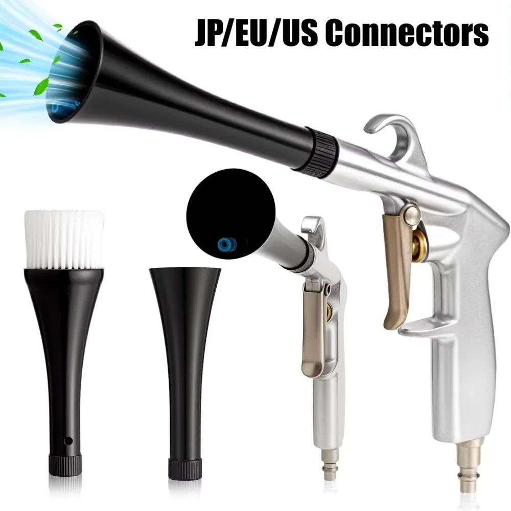 Multi-Function High Pressure Pneumatic Cleaning Gun Portable Air Compressor Dust Blower Auto Interior Detailing Maintenance Tool
