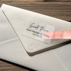 Custom Printed Waterproof Mailing Labels - Durable Self-Adhesive Address Stickers for Invitations, usiness Mail & Greeting Cards