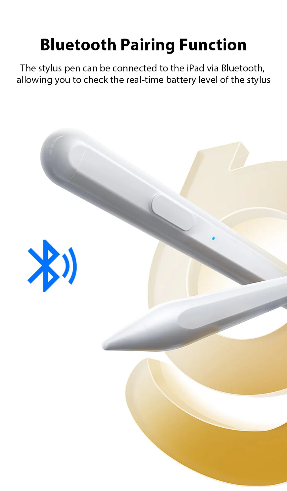 For Apple Pencil For iPad Air 11 M4 M3 M2 5 4 A16 Pro 13 11th M5 12.9 Stylus Pen 10 9 9th 10th Gen Mini 6 7 Bluetooth Touch Pens