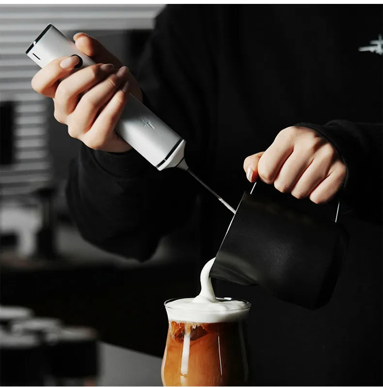 MHW-3BOMBER Electric Milk Frother Handheld Coffee Stirrer Household Egg Beater Milk Foam Maker Multi-Function Milk Frother