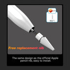 For iPad Pencil Apple Pen Stylus for Apple Pencil 2 1 for iPad Air 4 2021 Pro 11 12.9 2020 Air 3 10.5 2019 10.2 Mini 5 Touch Pen