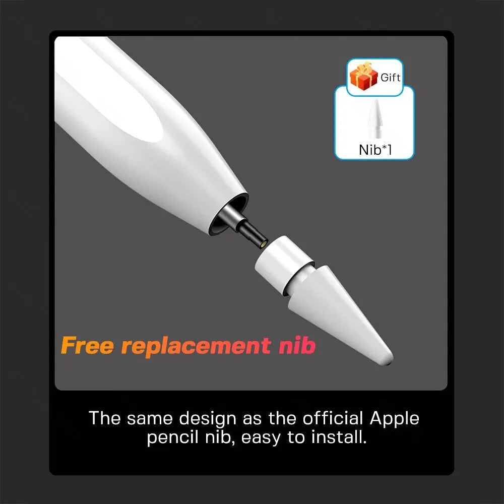 For iPad Pencil Apple Pen Stylus for Apple Pencil 2 1 for iPad Air 4 2021 Pro 11 12.9 2020 Air 3 10.5 2019 10.2 Mini 5 Touch Pen