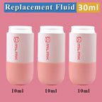 2 in 1 Thermal Paper Correction Fluid with Unboxing Knife Durable Home Anti Peep Identity Protection Fluid Eraser Stamp