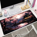 Night Moonlight Large Cool Mouse Pad Laptop Non-Slip Esports Office Desk Mat Game Player Mousepad Mini PC Desktop Accessories