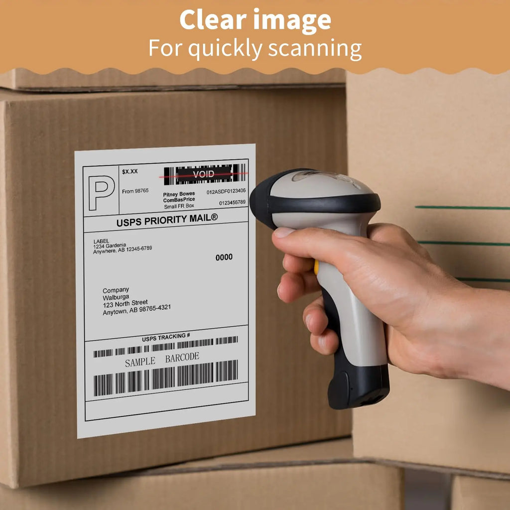 4x6Inch Shipping Labels For Thermal Shipping Label Printer 100/500PCS 100x150mm Thermal Label Paper For Business Express Waybill