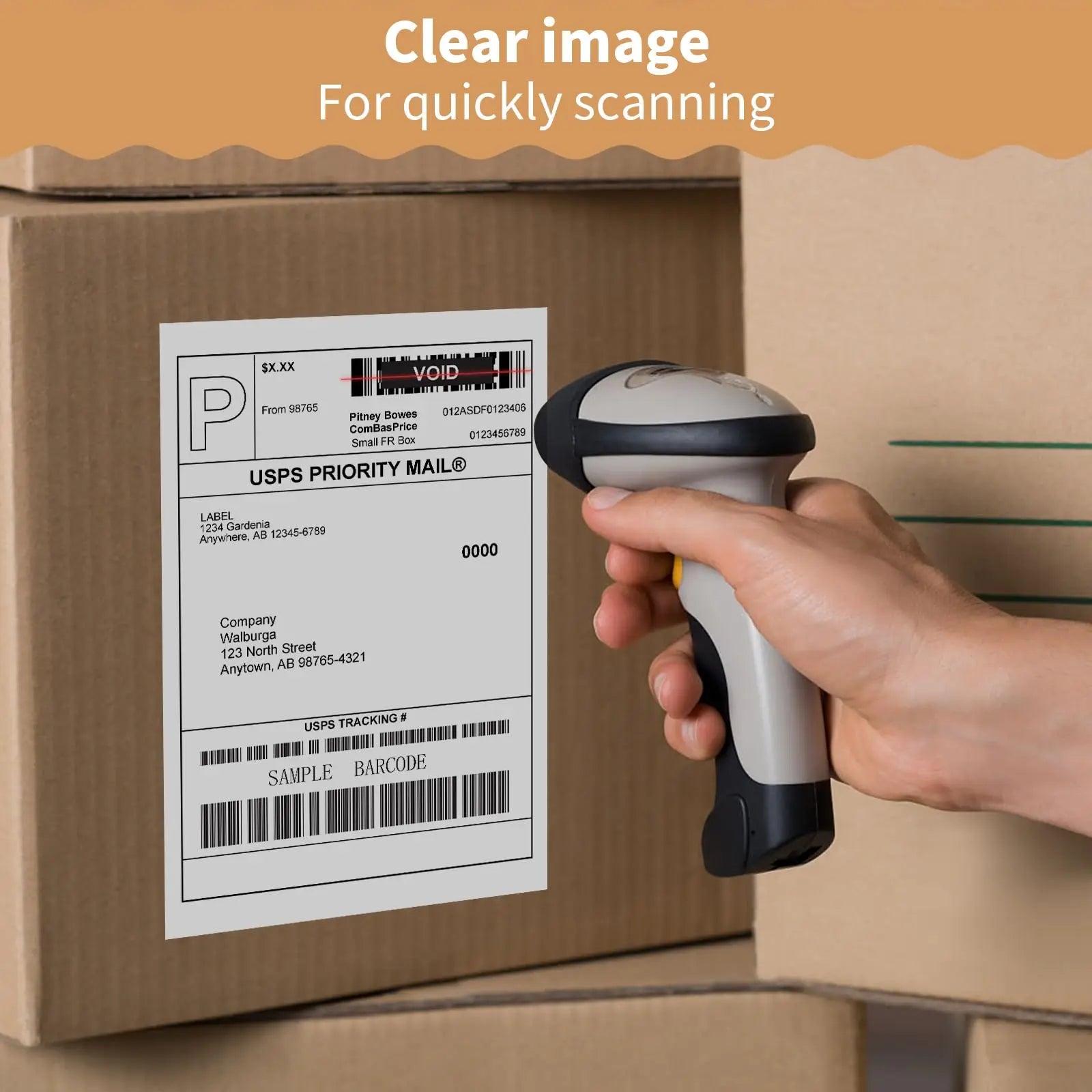 4x6Inch Shipping Labels For Thermal Shipping Label Printer 100/500PCS 100x150mm Thermal Label Paper For Business Express Waybill