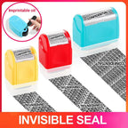 Durable Roller Identity Protection Stamps Safety Portable Confidential Stamp Privacy Protection ID Security Stamp