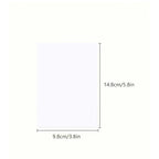 50/100/200pcs 14.8×9.8cm/5.8×3.8 in White Paper Card Paper, DIY Gift Packing Cardboard Paper Blank Postcard Hand-Drawn Doodles