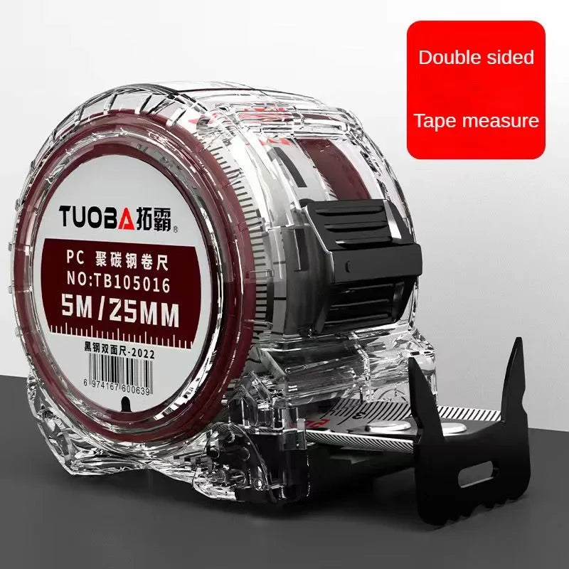 5/7.5/10 Meters High Precision Double Sided Graduated Tape Measure with Thickened Anti Drop and Wear-Resistant Steel Tape Measur
