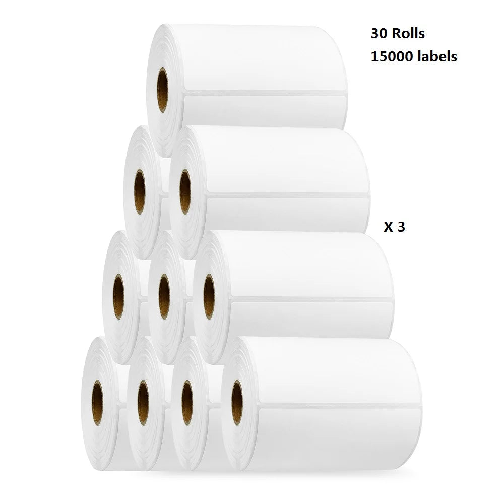 102mmx76mm Thermal Label Roll 4"x3" Inch Waterproof Thermo Etiquetas Barcode 4x3 Inch Direct Thermal Sticker Shipping Label
