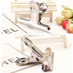 Stainless Steel Bulldog Clips Metal Office Paper Clip Binder Grip Clamp 75mm