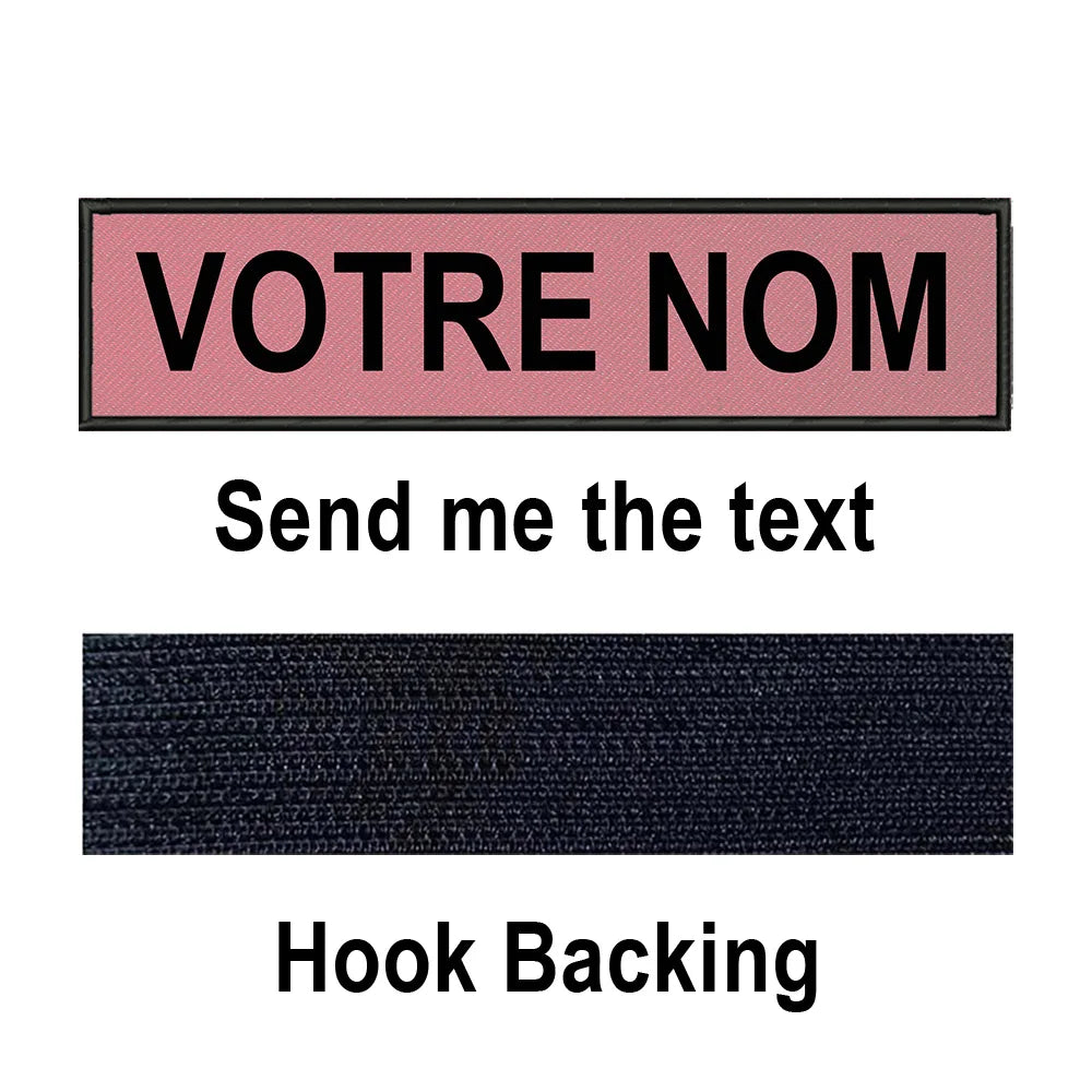 Custom Name Patch Personalized Tactical Military Patches Customized Stripes Badge Tags For Clothes Jacket Backpack Dog Collar