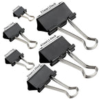 12Pcs/1BOX Binder Clip Clamps Long Tail Combination Folder Bookmark Paper Ticket Clips Effortless School Office Supplies