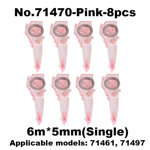 5mm*6m Kawaii Portable Correction Tape Stationery for Kids Student Writing Error School Replaceable Core Refill Corrector