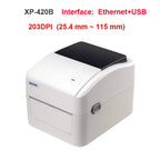 XP-460B/420B 4inch Shipping Label/Express/Thermal Barcode Label Printer Compatible with Shipping Label 4x6 Inches Label