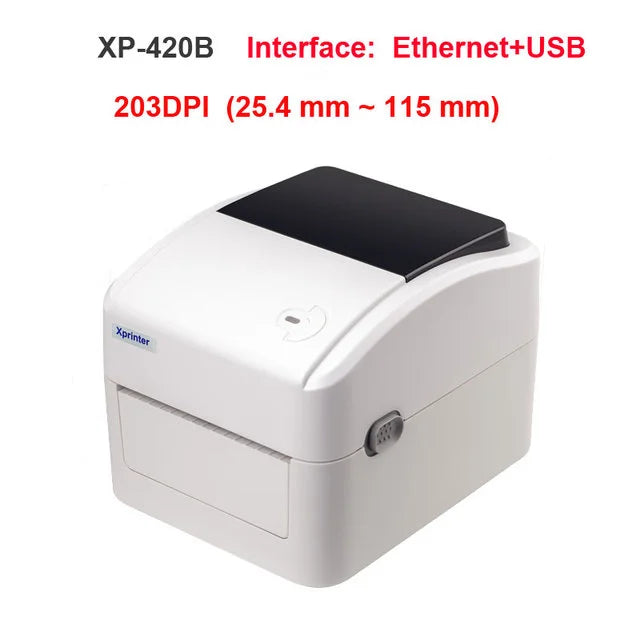 XP-460B/420B 4inch Shipping Label/Express/Thermal Barcode Label Printer Compatible with Shipping Label 4x6 Inches Label