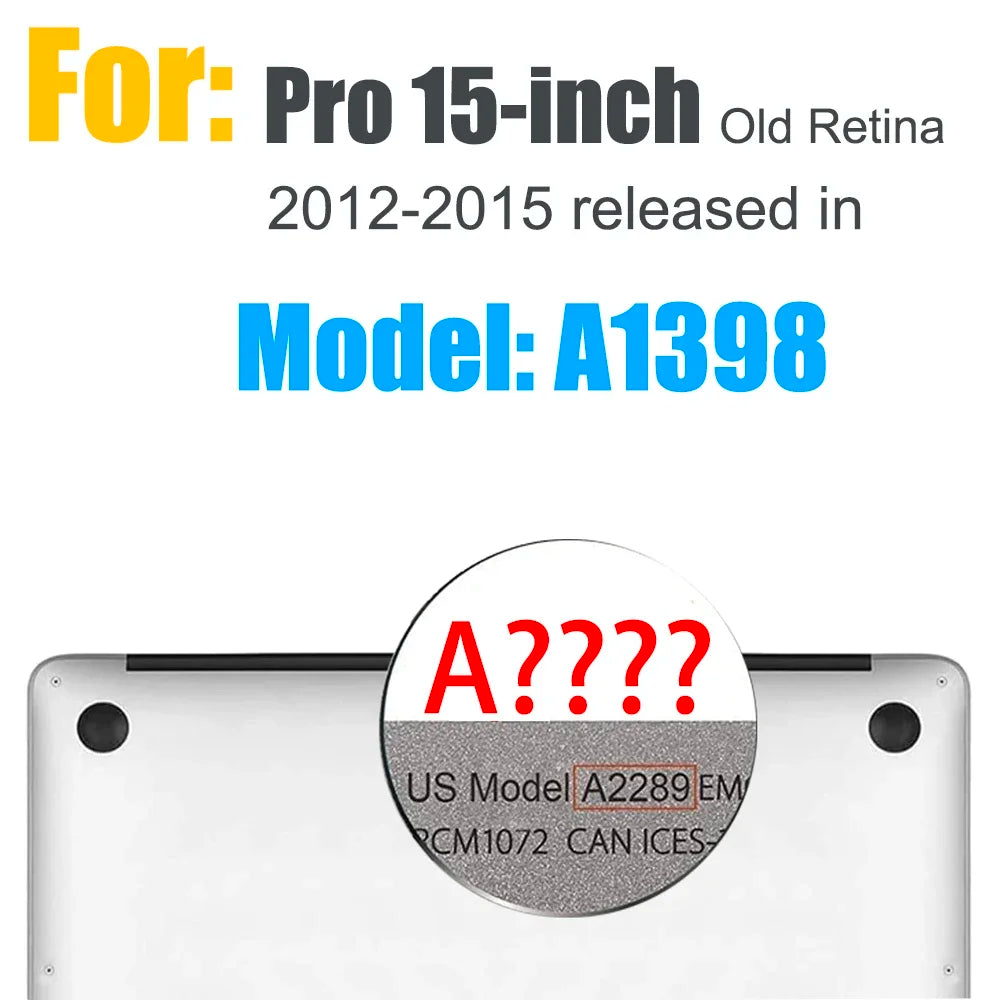 Crystal Hard Case for MacBook Pro Air 13 14 15 16 Inch Protective Case Clear Model A2681 A3113A3114 A2941 A2991 A2442 A2337 A233