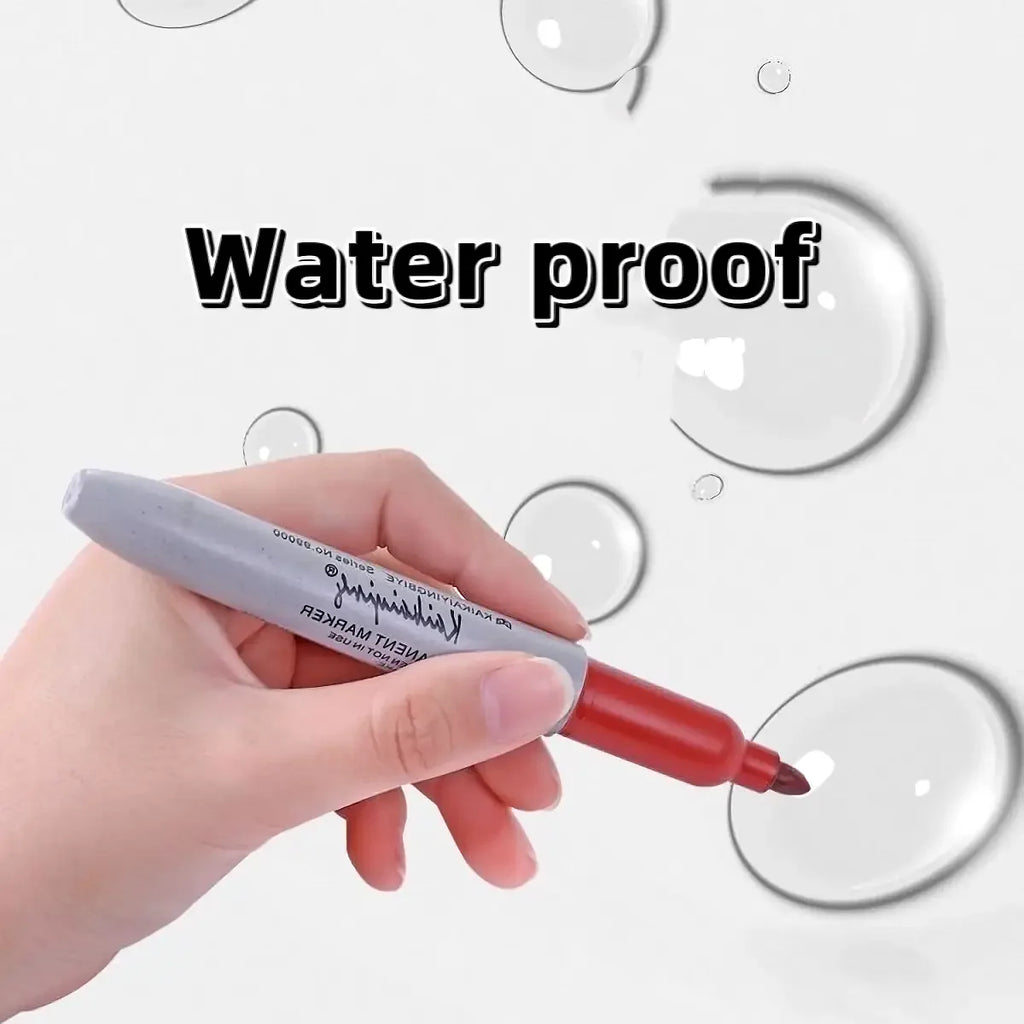 60pcs Fine Point Permanent Markers Pens, Perfect for Classroom, Office, Durable and Long-Lasting. No Suitable for Whiteboard