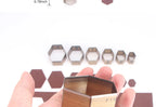 7Pcs Leather Die Cutter Hollow Punching Tool Cutting Mold Punching Die Set for Handmade DIY Leather Craft 20/25/30/35/40/45/50mm
