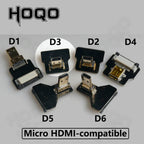 HDMI-compatible FPV Cable Micro/Mini HD-90 Degree Adapter FPC Ribbon Flat Pitch 20pin For TV Projector Multicopter Aerial Photog