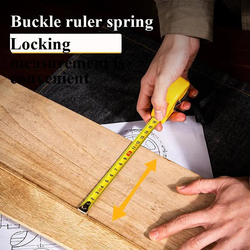Deli 8202 8203Pocket Ruler Power Tape 3m 5m Length 13mm 16mm Width Tape Flexible Rulers