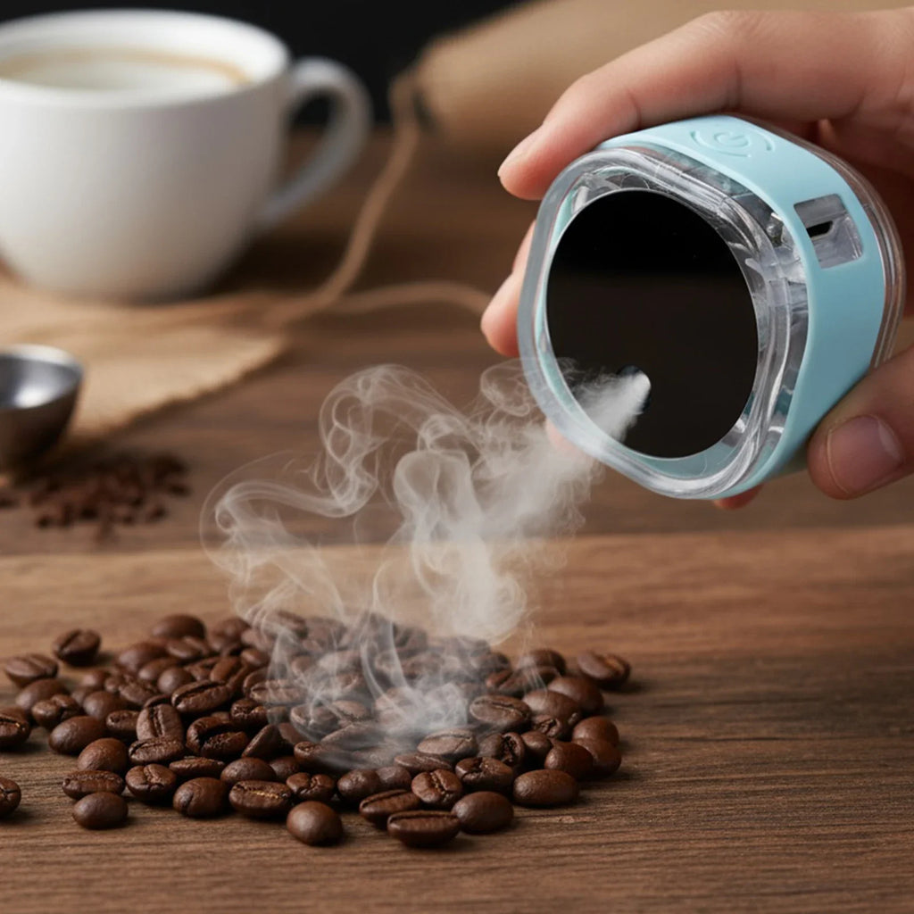 Coffee Bean Atomizer Rechargeable Electric Sprayer Magnetic Base Anti-Static Automatic Spray Bottle Espresso Machine