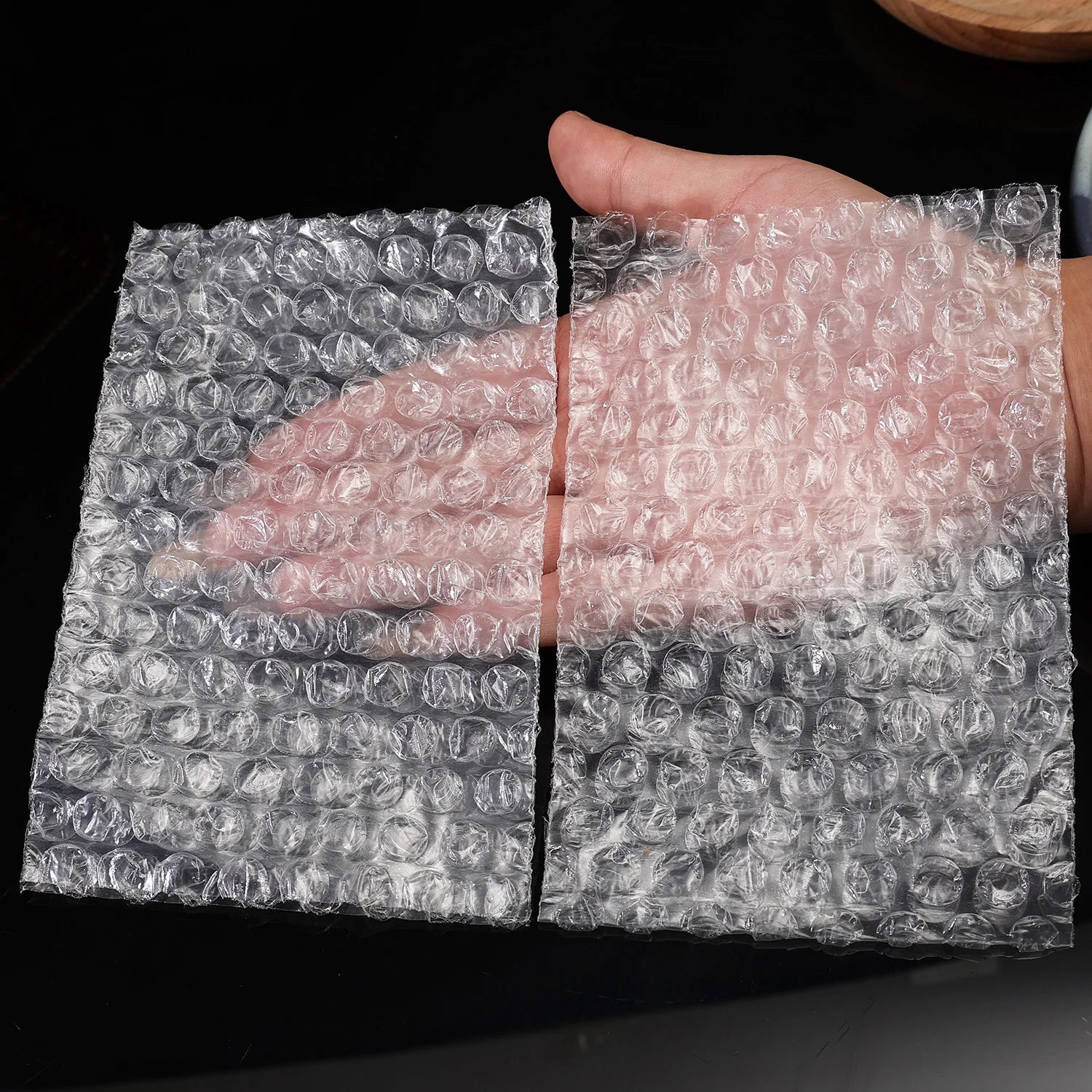 20/60/100PCS Bubble Cushion Wrap Bags Bulk Transparent Double Wall Bubble Wrap Pouches Shockproof Clear Shipping Packing Bags