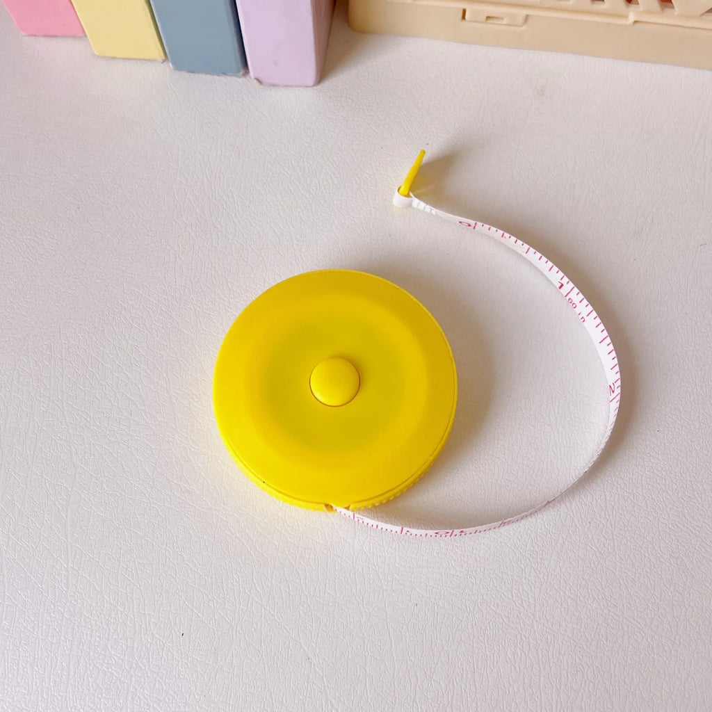 150 cm Cute Mini Soft Tape, Automatic Shrinking Tape Measure, Material Tape Measure, Plastic Tape Measure