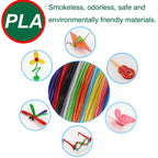 3D Pen 3D Printing Pen DIY Drawing Pen 200M PLA Filament Kids Birthday Kids Christmas Gift with Power Adapter Travel Storage Box