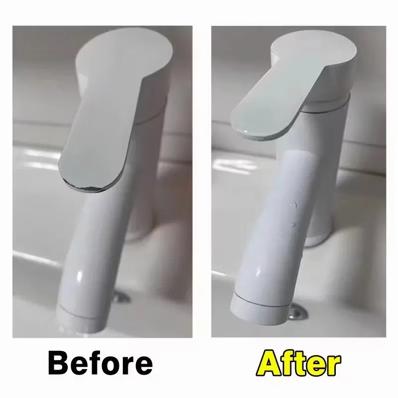 Metal Touch-Up Pen - Scratch Repair for Faucet Paint Surfaces, Paint Restoration for Bathrooms and Kitchens, Black, White, and Gray Touch-Up Pens, Suitable for Faucets, Door Handles, Sinks, Bathtubs, Towel Racks, Toilets, Sho