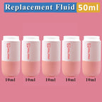 2 in 1 Thermal Paper Correction Fluid with Unboxing Knife Durable Home Anti Peep Identity Protection Fluid Eraser Stamp