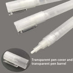 Creative Plastic Empty Pen Rod 3mm 5mm 6.5mm 8mm 10mm Barrels Tube for Graffiti Pens Liquid Chalk Markers Paint Pen Accessories