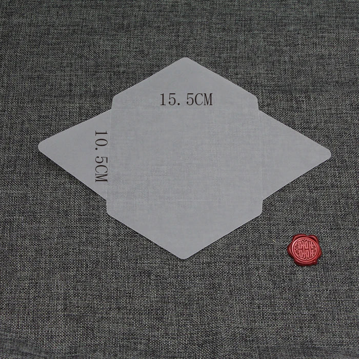 10pcs Custom Translucent Sulfuric Acid Paper Envelopes, Used For DIY Postcard/Card Storage, Wedding Invitations, Gift Packaging