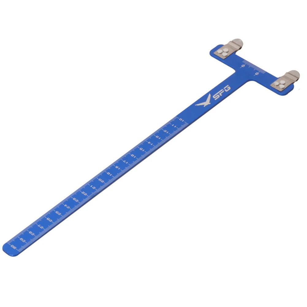 T-Shaped Archery Ruler Stainless Steel Square Bow Ruler Universal Archery Bow Square Bowstring Measurement Tool Bow Accessories