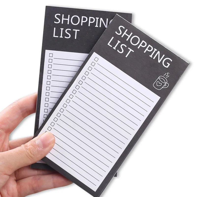 Magnetic Fridge Message Board，Portable Tearable  Magnet Memo Board Sticky Notes，Home Kitchen Shopping List Office Memo Planner