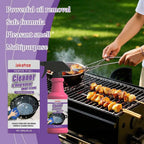JAKEHOE 120ml Barbecue Rack Cleaner Powerful Cleaning Stubborn Grease Removes Carbon Deposits Safe Formula No Damage for Grill