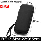 Earphone Data Storage Bag Oval Square Rectangle Cable Organizer Bags Mini Zipper Pouch Tech Gadgets Portable Charger U Disk Case