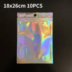 Resealable Laser Ziplock Bags For Necklace Food Storage Bags Pouch Packaging Bag Multifunctional Bubble Mailers