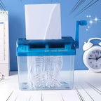 Small Paper Shredder Manual Document Shredder Household Paper Shredding Solution Household Small Mini Paper Shredder Tool